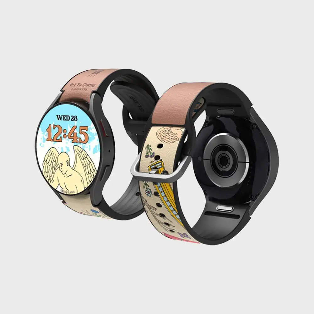 SLBS - BTS Yet To Come Music Theme Hybrid Watch Strap (Galaxy Watch6) - SLBS - Home & Living, Accessories - Harumio
