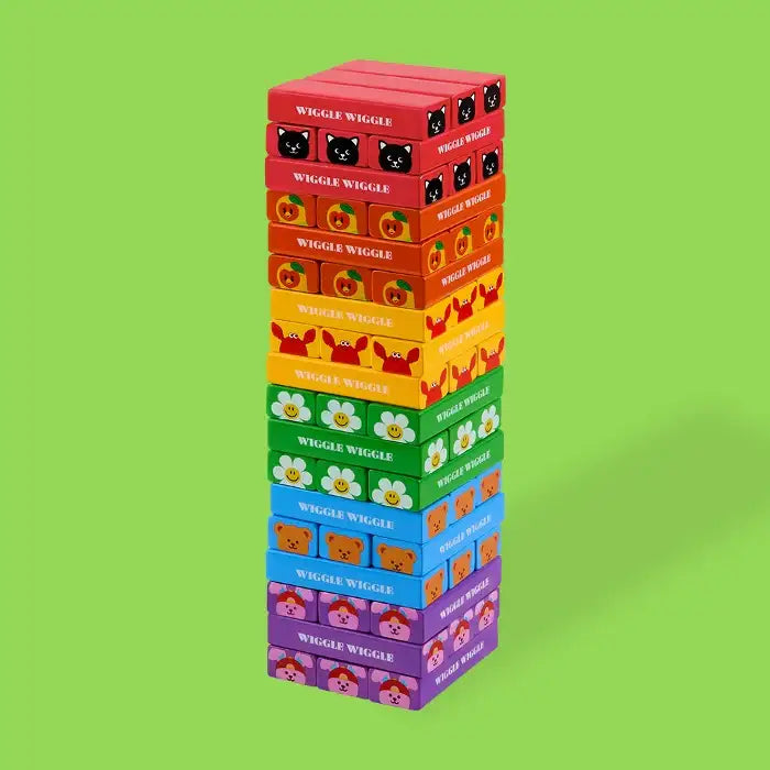 Wiggle Wiggle - Wiggle Friends Wood Block Set - Wiggle Wiggle - Wood Blocks - Harumio