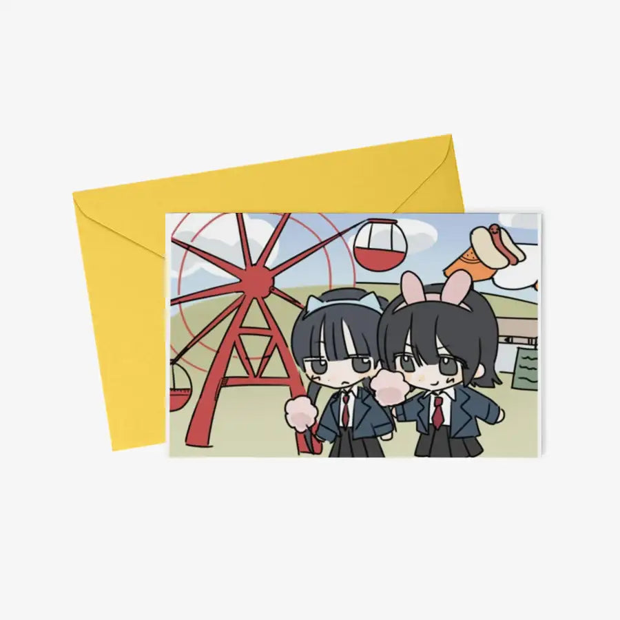 Daybreak Moon - Find Hidden Pictures Postcard & Envelope Set - Marpple Shop - Postcard - Harumio