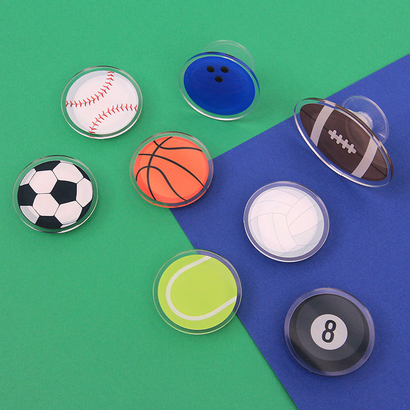 Webtoon Shop - Sport Ball Acrylic Shape Toon Socket
