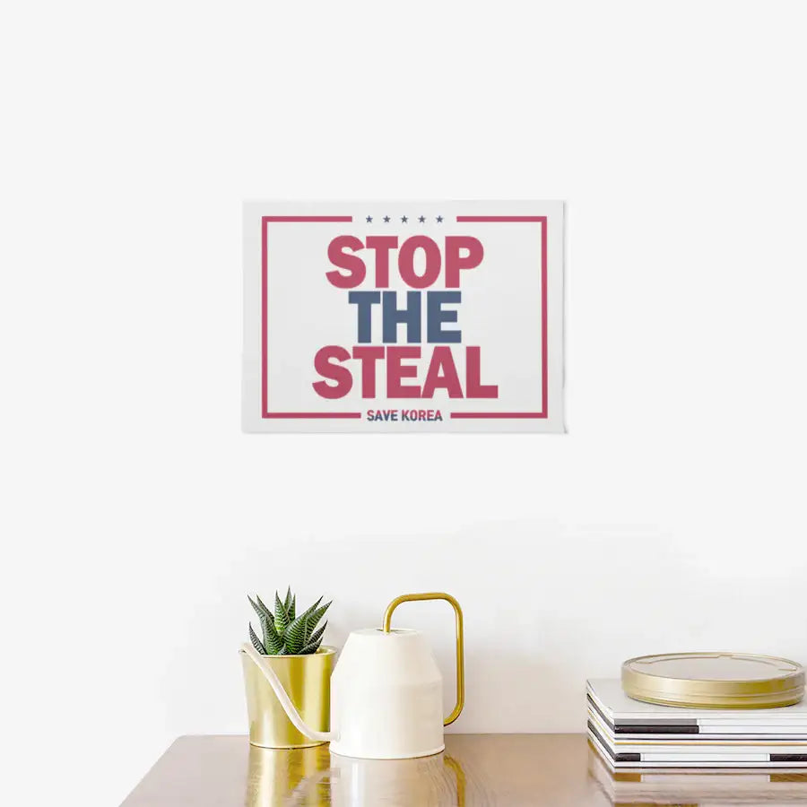 Pento - Stop the Steal A3 Fabric Poster - Marpple Shop - Poster - Harumio