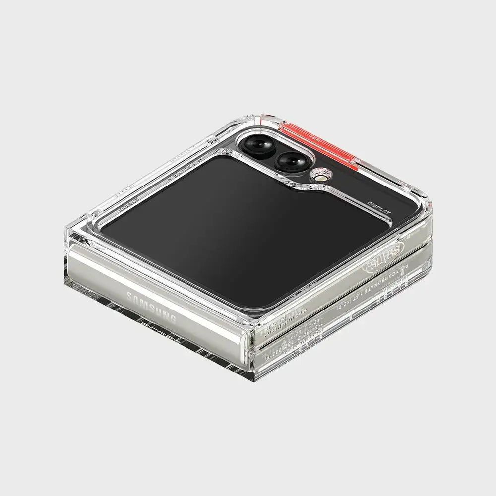 SLBS - Tag Flat Case Clear Phone Case (Galaxy Z Flip5) - SLBS - Home & Living, Accessories - Harumio