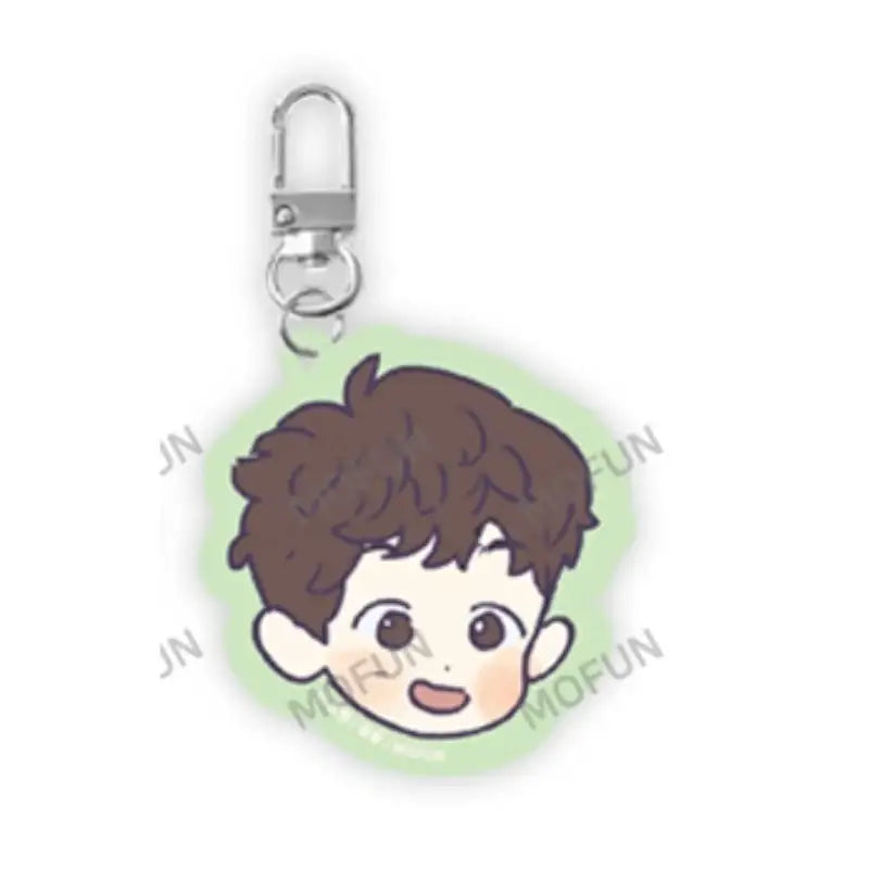 100% Clean Up x MOFUN - Acrylic Keyring - MOFUN - Acrylic Keyring - Harumio