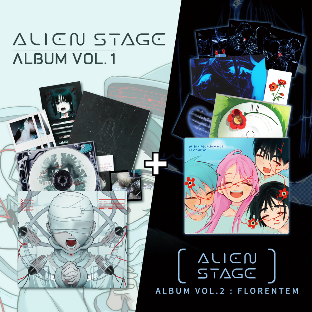 Alien Stage Albums Vol.1 & Vol.2 – Official Vinyl-Inspired Set Alien Stage Albums Vol.1 & Vol.2 – Official Vinyl-Inspired Set