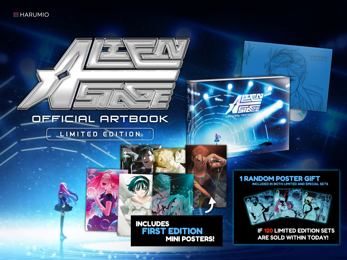 Alien Stage Official Artbook – Regular, Special & Deluxe Editions – Harumio