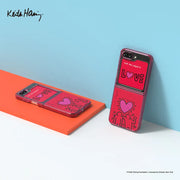 SLBS - Keith Haring Love Eco Lens Case (Galaxy Z Flip5) - SLBS - Home & Living, Accessories - Harumio