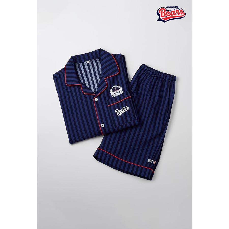 SPAO x Doosan Bears - Short Sleeve Pajamas Set - SPAO - Pajamas - Harumio