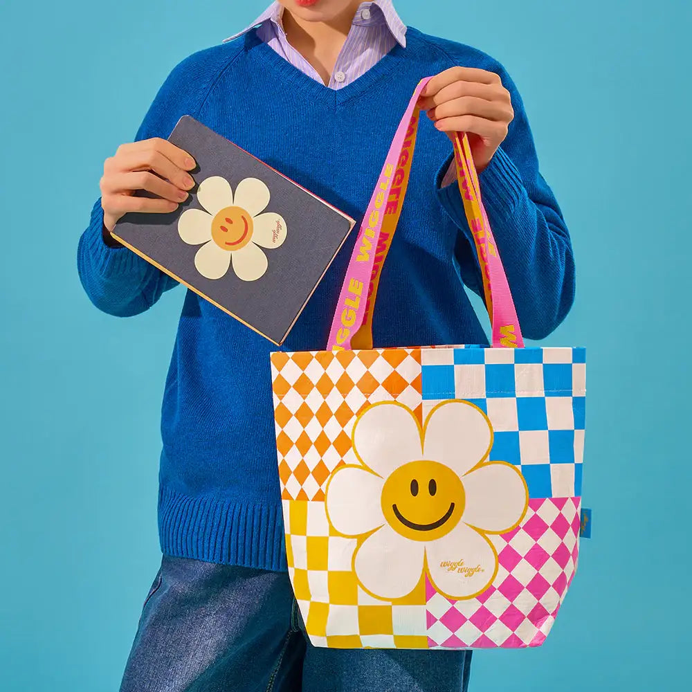 Wiggle Wiggle - Pastel Patchwork Reusable Shopper Bag (S) - Wiggle Wiggle - Shopper Bag - Harumio