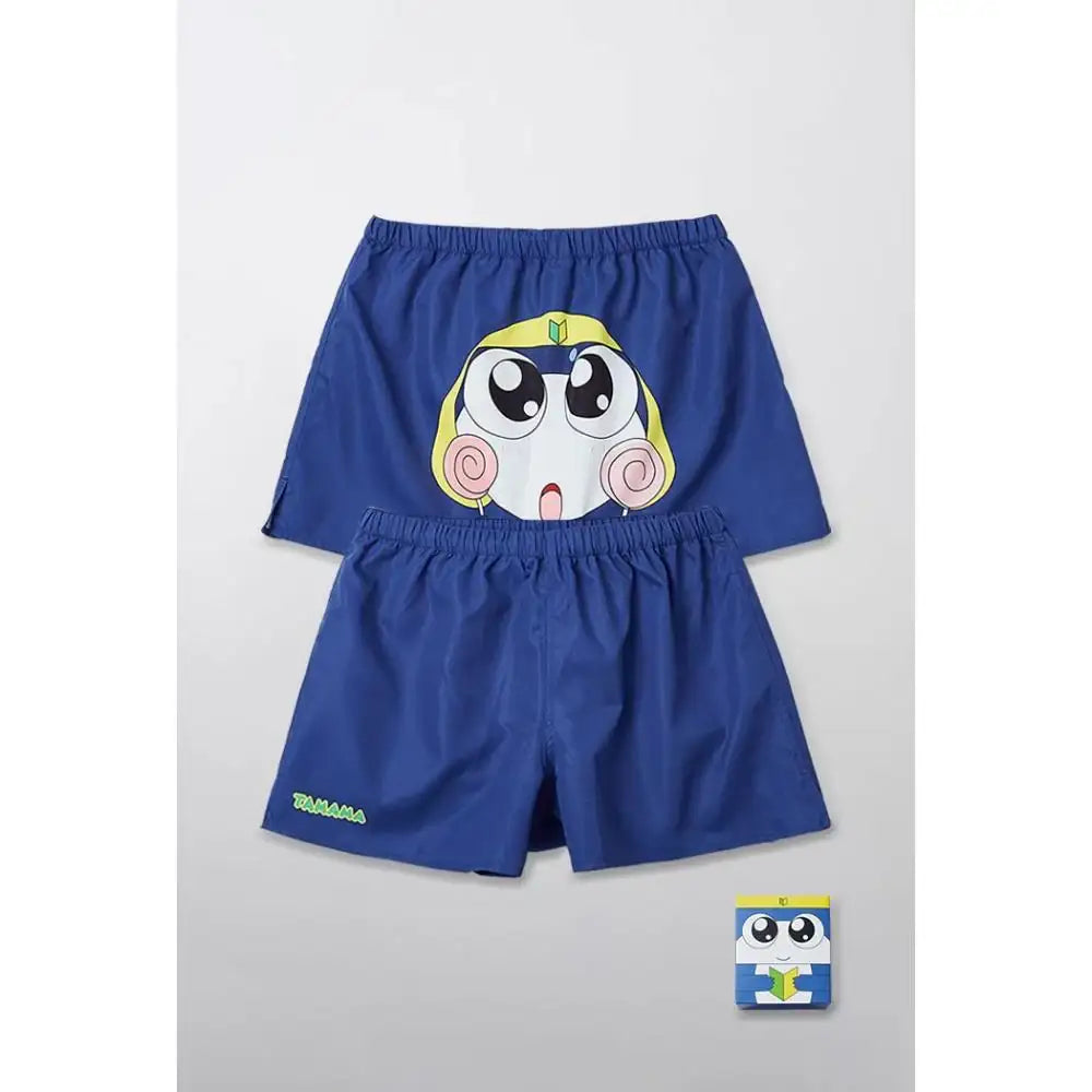 SPAO x Sergeant Frog Keroro - Half Pants Pajamas (Navy) - SPAO - Pants Pajamas - Harumio