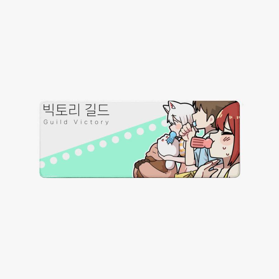 Don't Worry, Dear NPC! - Victory Guild Long Pad (Summer version) - Marpple Shop - Desk Pad - Harumio