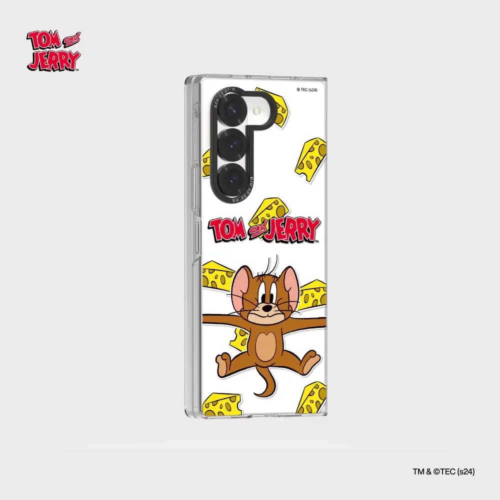 ◆SLBS◆ Tom and Jerry My Jerry Slim Impression Case for Gal Tom and Jerry My Jerry Slim Impression Case for Galaxy Z