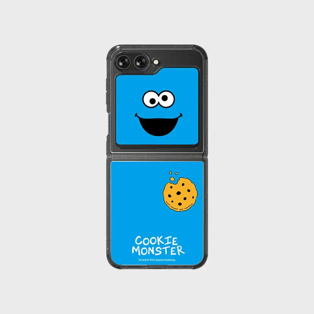 SLBS - Sesame Street Cookie Monster Suit Phone Case (Galaxy Z Flip5) - SLBS - Home & Living, Accessories - Harumio