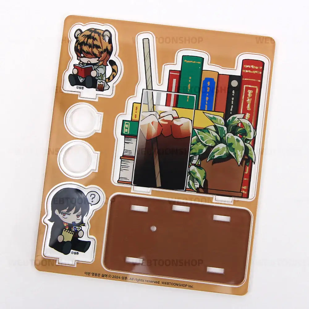 I Don't Want This Kind Of Hero - Acrylic Pen & Memo Holder - Webtoon Shop - Acrylic Keyring - Harumio