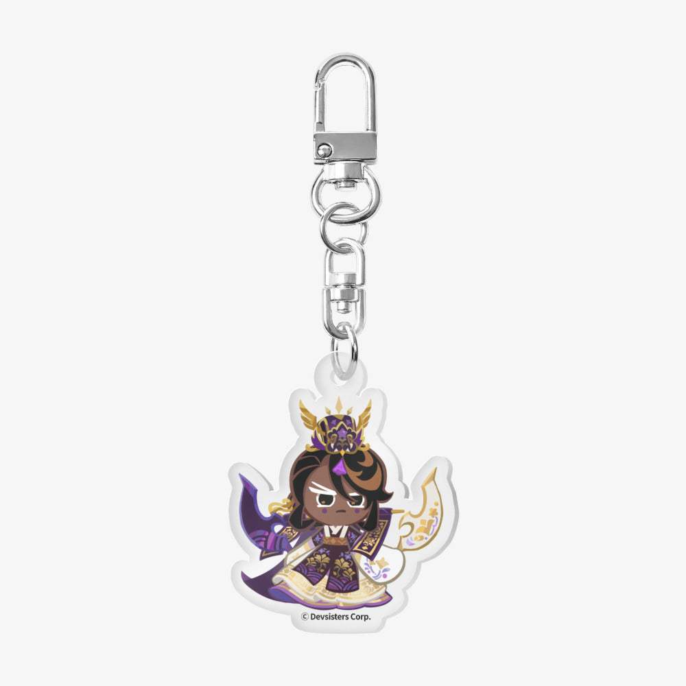 Cookie Run : Kingdom - Black Sugar Cookie (Skin) Acrylic Keyring - Cookie Run - Keyring - Harumio