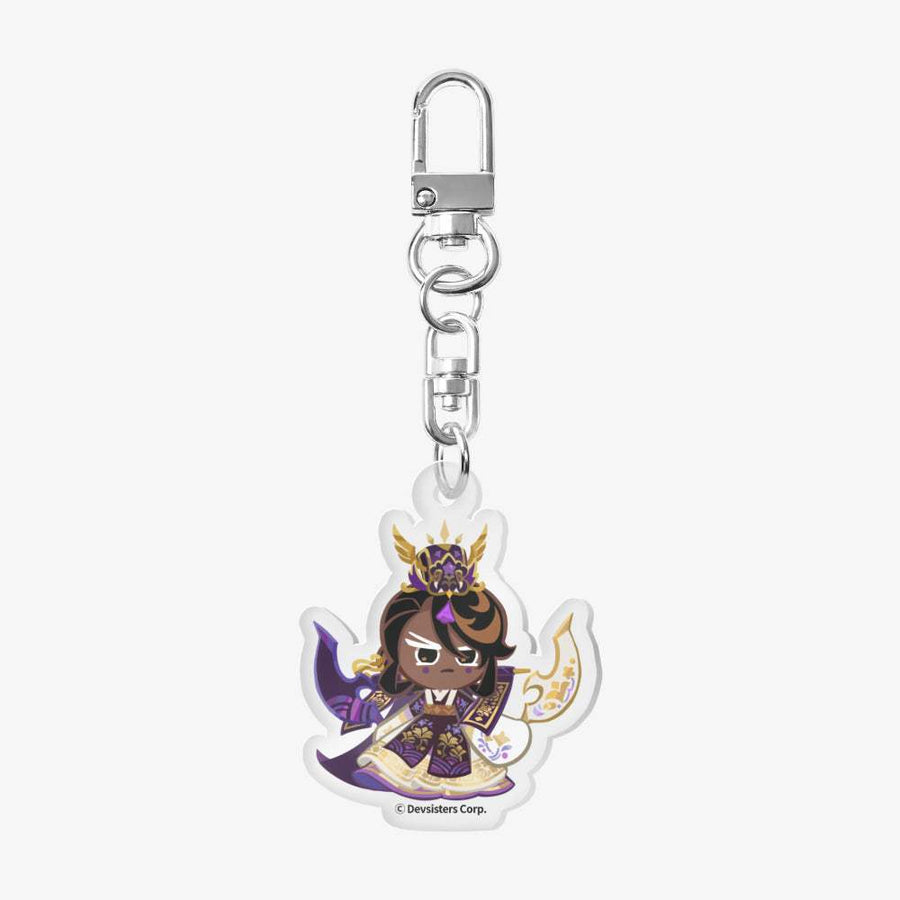 Cookie Run : Kingdom - Black Sugar Cookie (Skin) Acrylic Keyring - Cookie Run - Keyring - Harumio