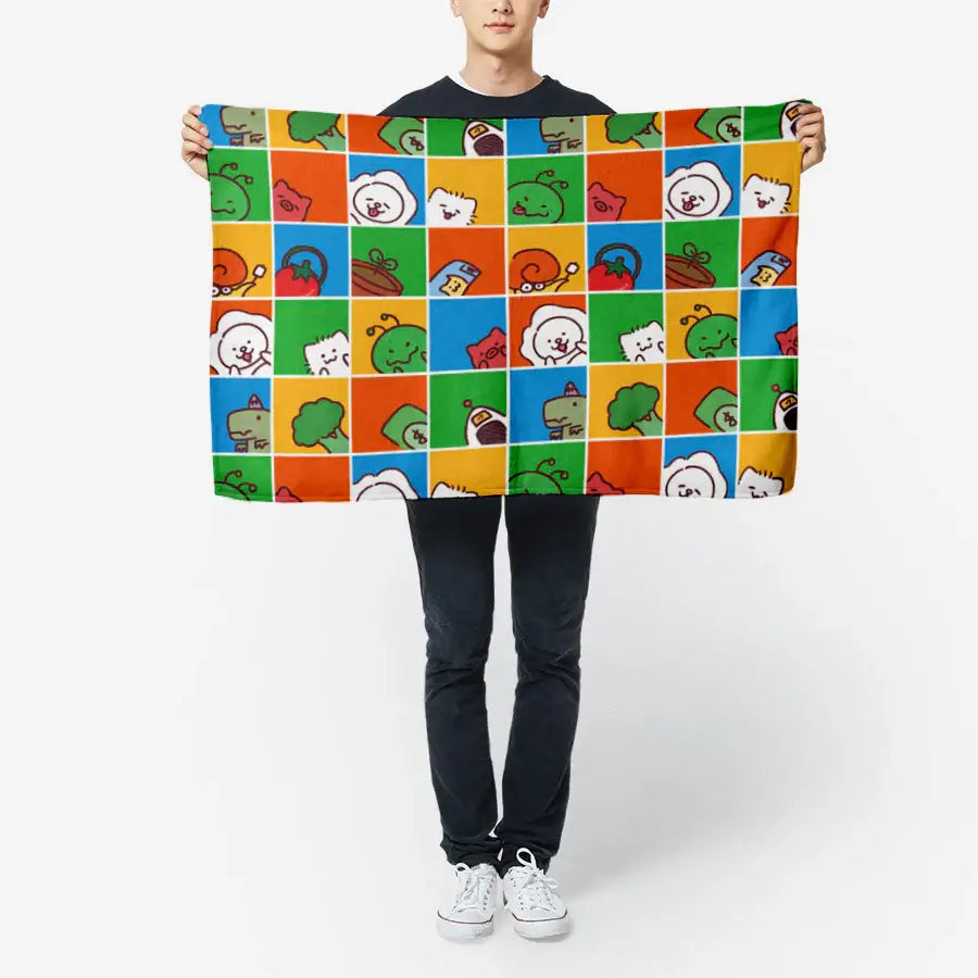 Janchaeng House - Waggle Blanket - Marpple Shop - Blanket - Harumio