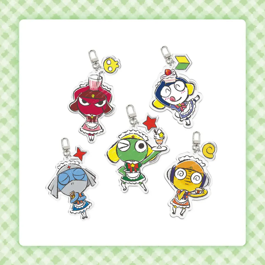 Keroro Gunsou - Cafe New Illustration Acrylic Keyring (Maid ver.) - Toon!que - Acrylic Keyring - Harumio