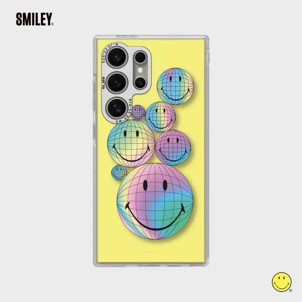SLBS - Smiley Disco Ball Impression Case (Galaxy S24 Series) - SLBS - Phone Case - Harumio