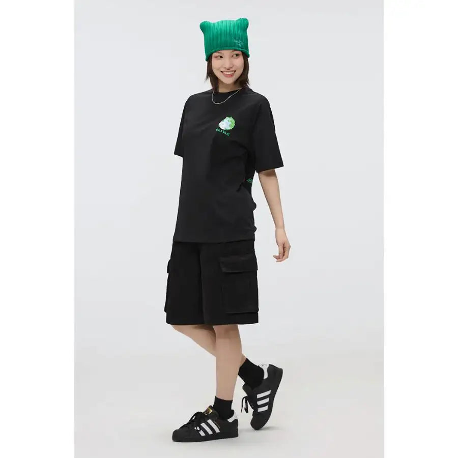 SPAO x Earthling - Midnight Serenade Short Sleeve T-Shirt - SPAO - T-Shirt - Harumio