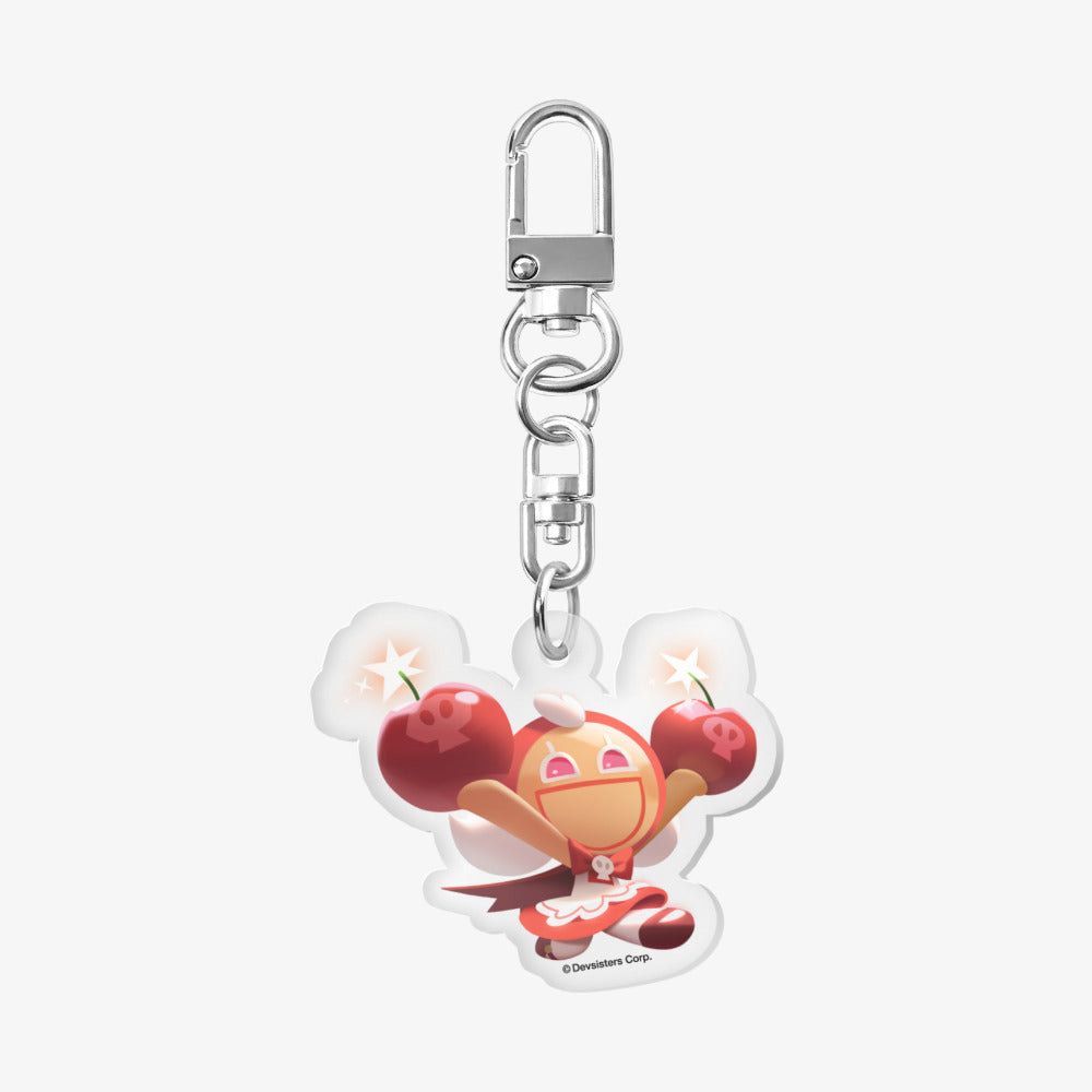 Cookie Run : Tower of Adventure - Cherry Cookie Acrylic Keyring - Marpple Shop - Acrylic Keyring - Harumio