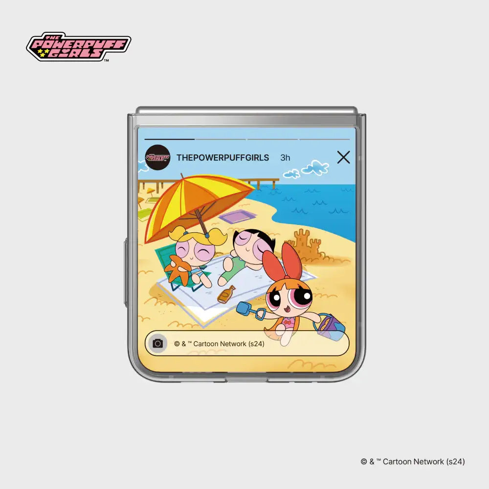 SLBS - Powerpuff Girls Flip Suit Card (Galaxy Z Flip6) - SLBS - flip suit card - Harumio