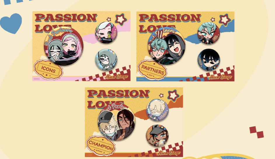 Alien Stage Partner Series - Badge Set – Harumio