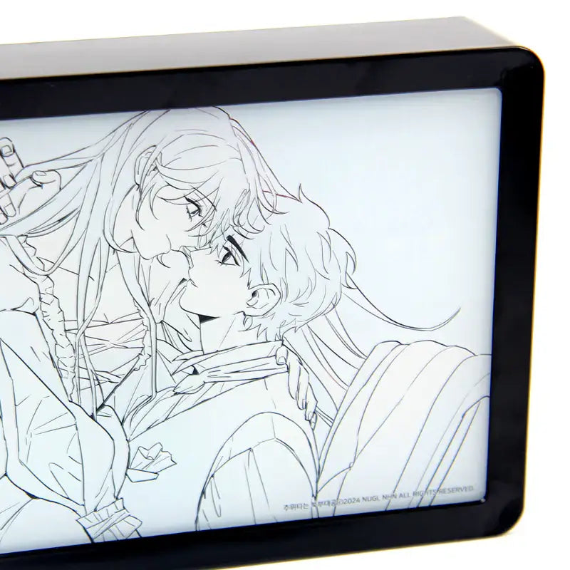 The Northern Duke Needs a Warm Hug - Black Edition USB Mood Light Frame - Webtoon Shop - Acrylic Mood Light Frames - Harumio