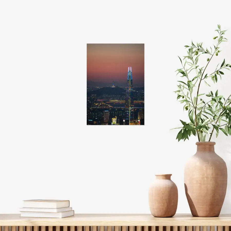 Photo Garden - Two Landmarks in Seoul A4 Poster - Marpple Shop - Poster - Harumio