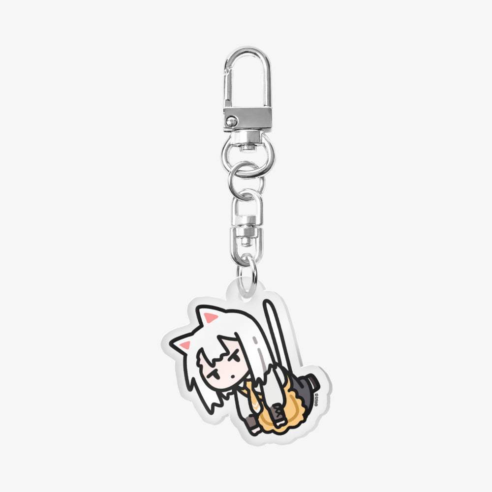 Don't Worry, Dear NPC! - Dangling Vanilla Acrylic Keyring