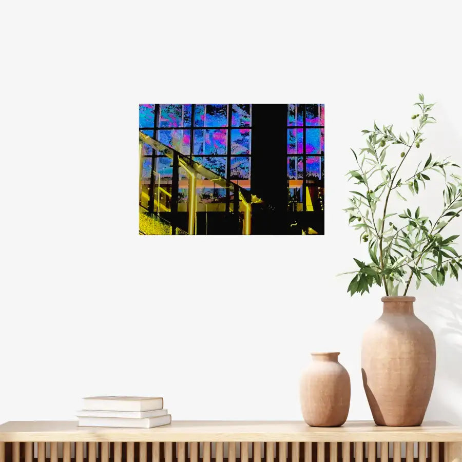 Ocean Garden - Neon All Night Long A3 Poster - Marpple Shop - Poster - Harumio