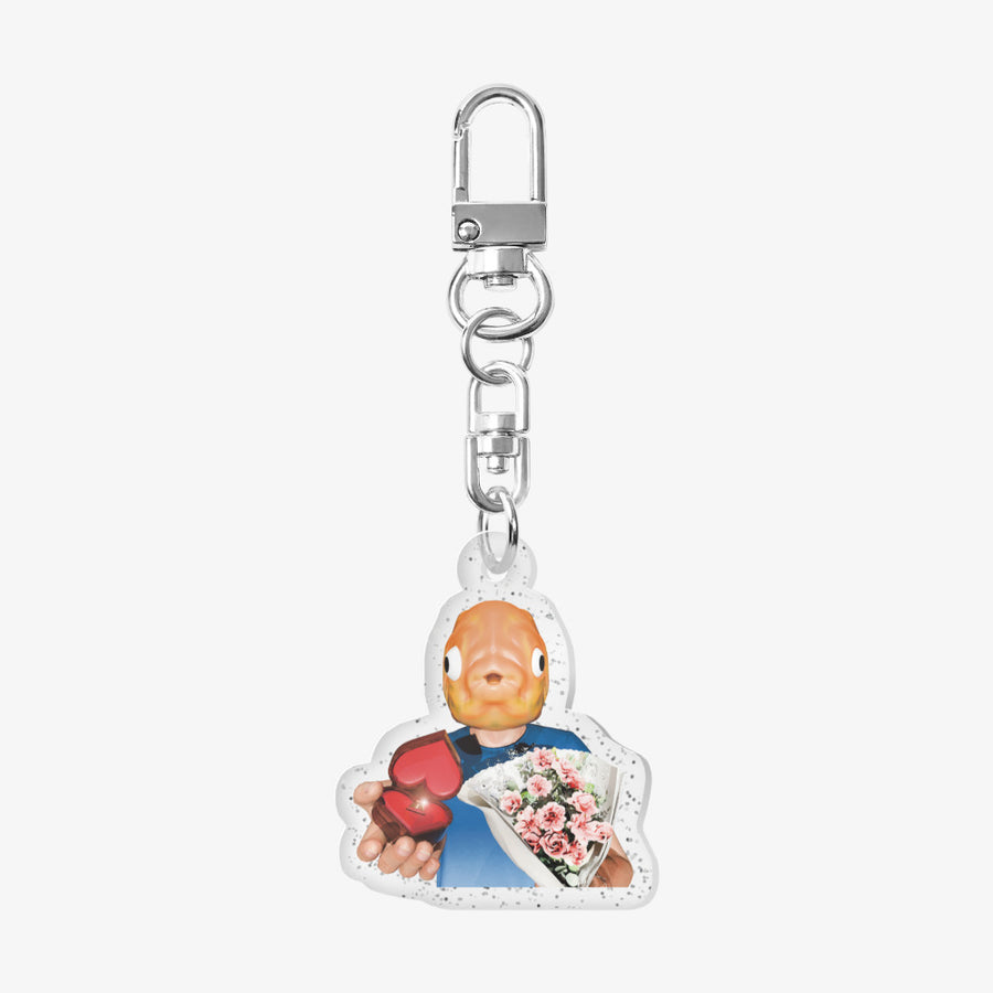 Koreyaman - Bungsini's Confession Glitter Acrylic Keyring - Marpple Shop - Keyring - Harumio