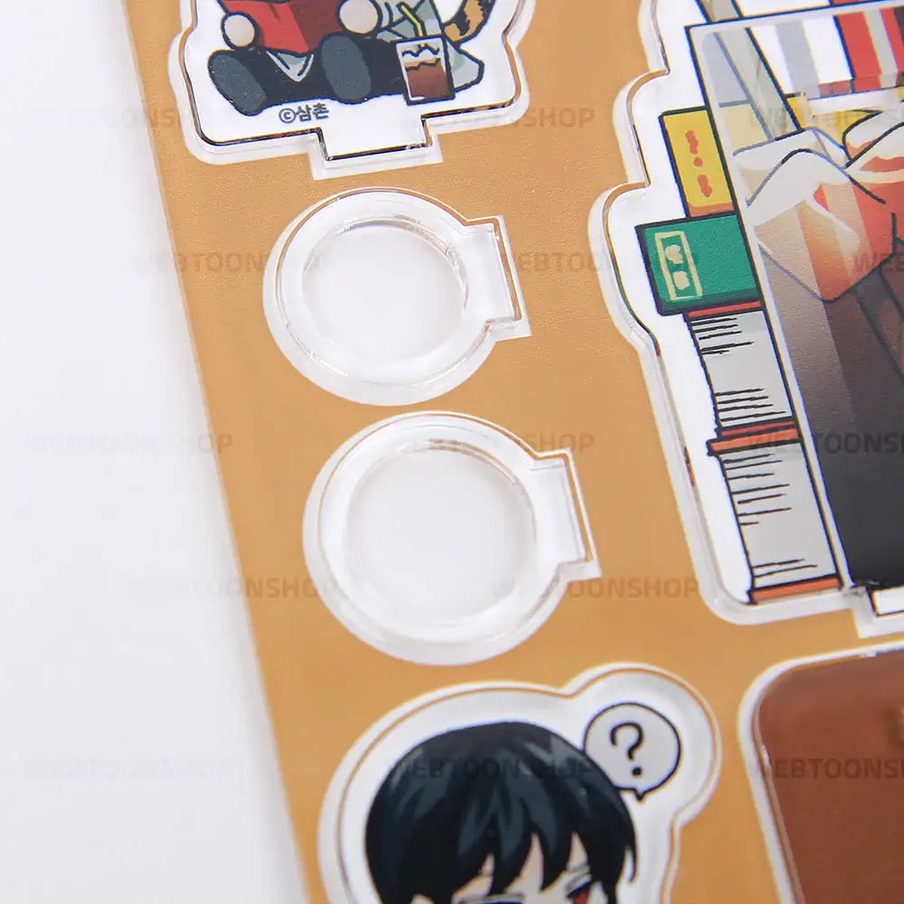 I Don't Want This Kind Of Hero - Acrylic Pen & Memo Holder - Webtoon Shop - Acrylic Keyring - Harumio