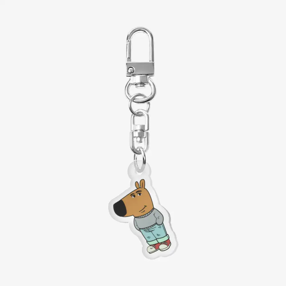 Holy World - Chill Guy Acrylic Keyring - Marpple Shop - Keyring - Harumio