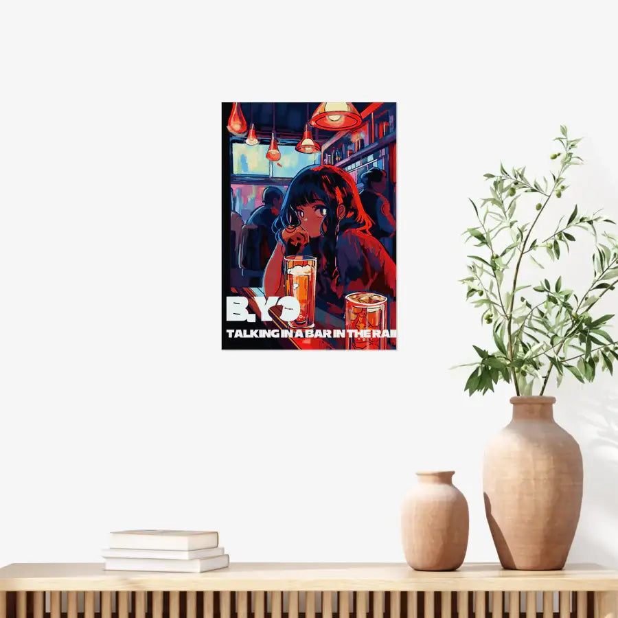 BYOart - Talking in a Bar A3 Poster - Marpple Shop - Poster - Harumio