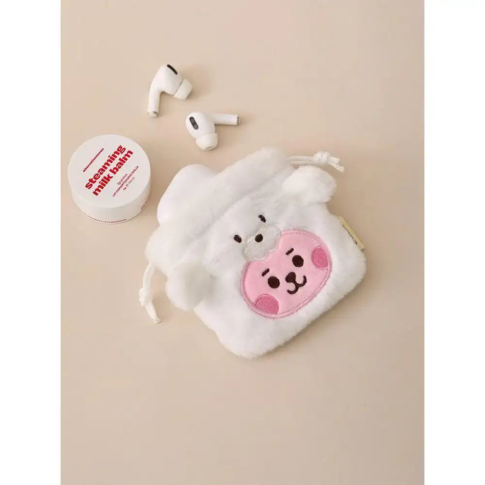 BT21 FLUFFY - Cooky Baby Mini Bag Charm Pouch - BT21 - Pouch - Harumio