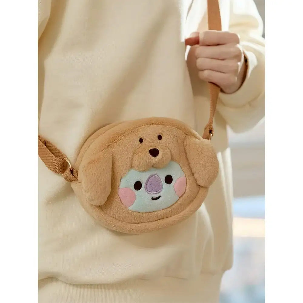 BT21 FLUFFY - Koya Baby Crossbody Bag - BT21 - Crossbody Bag - Harumio