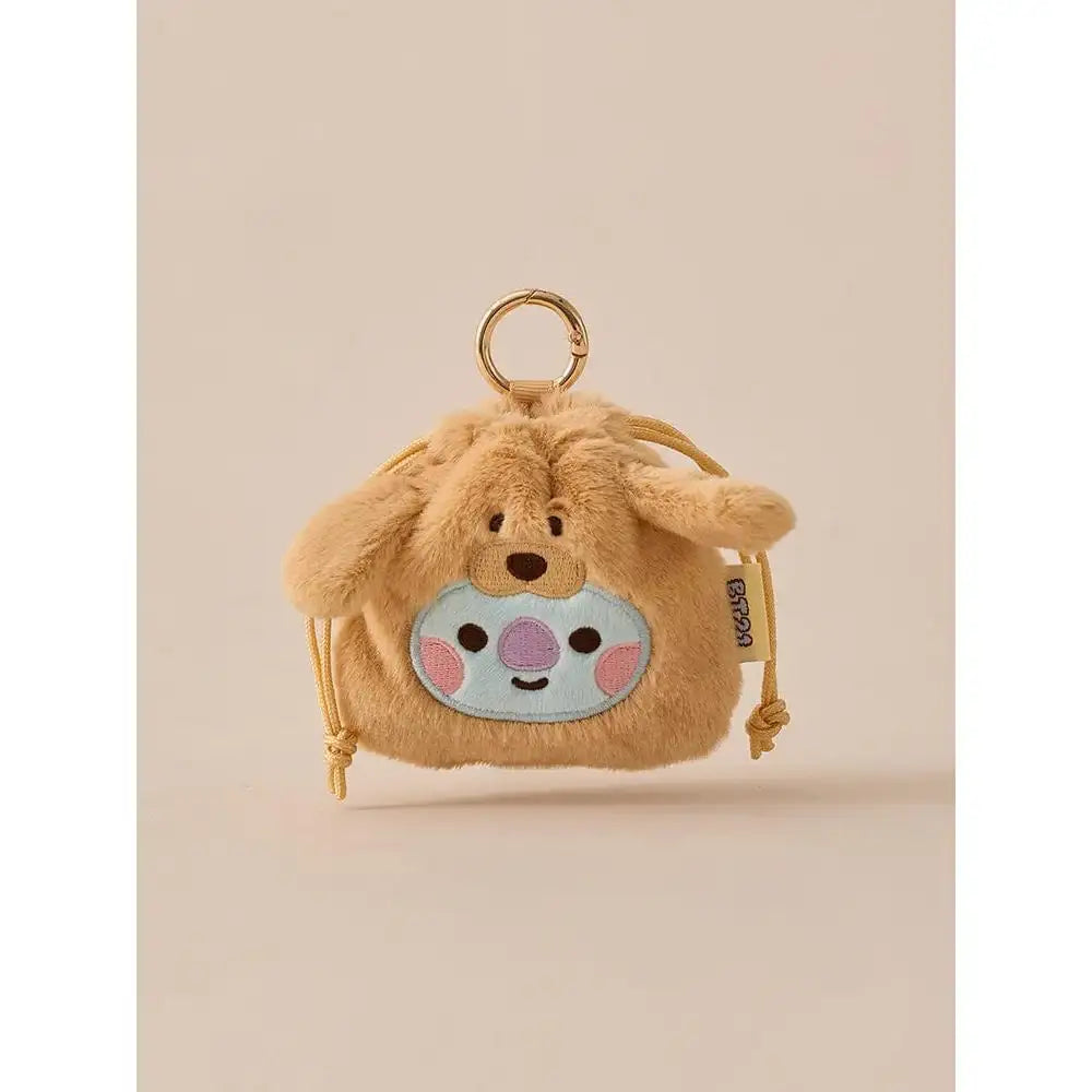 BT21 FLUFFY - Koya Baby Mini Bag Charm Pouch - BT21 - Pouch - Harumio