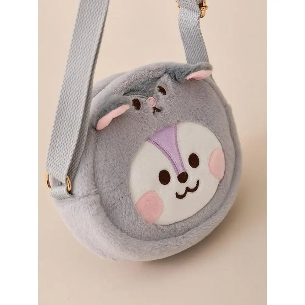 BT21 FLUFFY - Mang Baby Crossbody Bag - BT21 - Crossbody Bag - Harumio