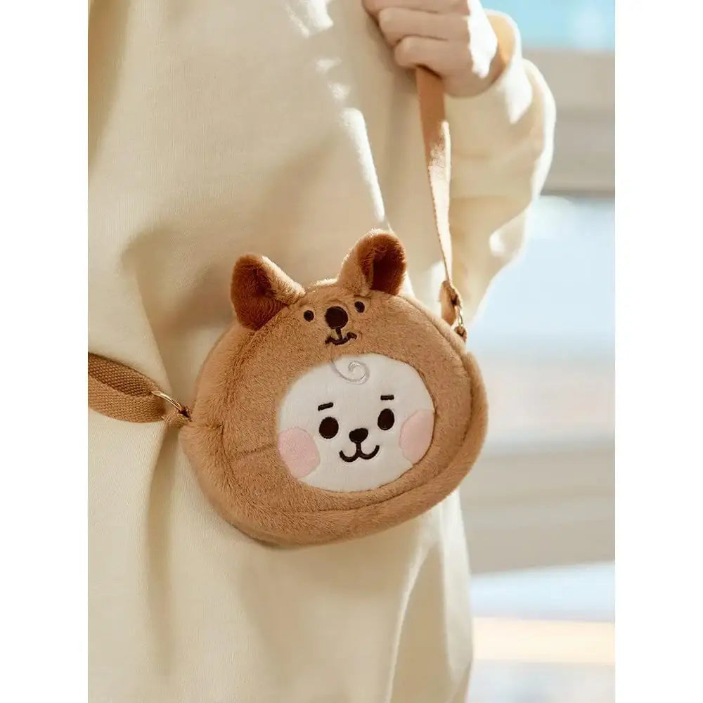 BT21 FLUFFY - RJ Baby Crossbody Bag - BT21 - Crossbody Bag - Harumio