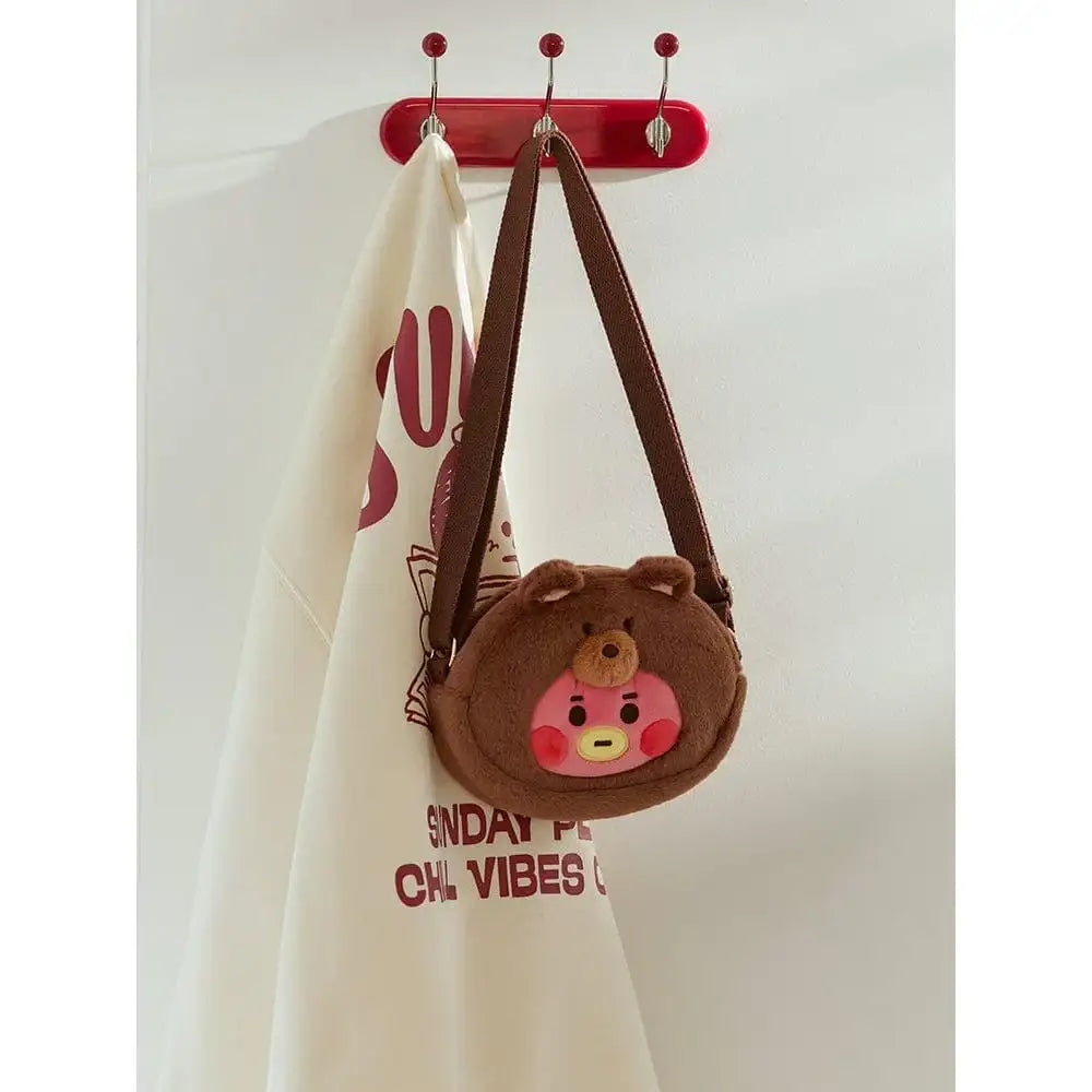 BT21 FLUFFY - Tata Baby Crossbody Bag - BT21 - Crossbody Bag - Harumio