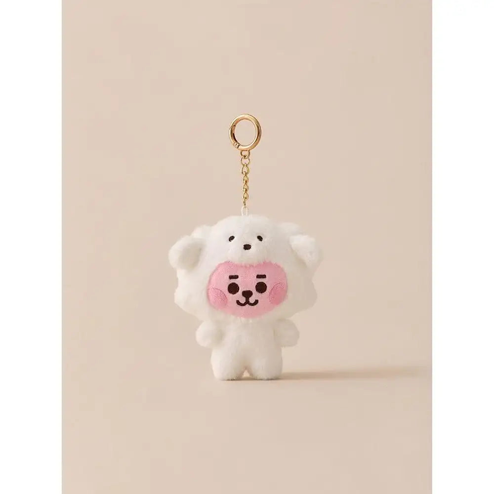 BT21 FLUFFY - Cooky Baby Plush Keyring - BT21 - Keyring - Harumio