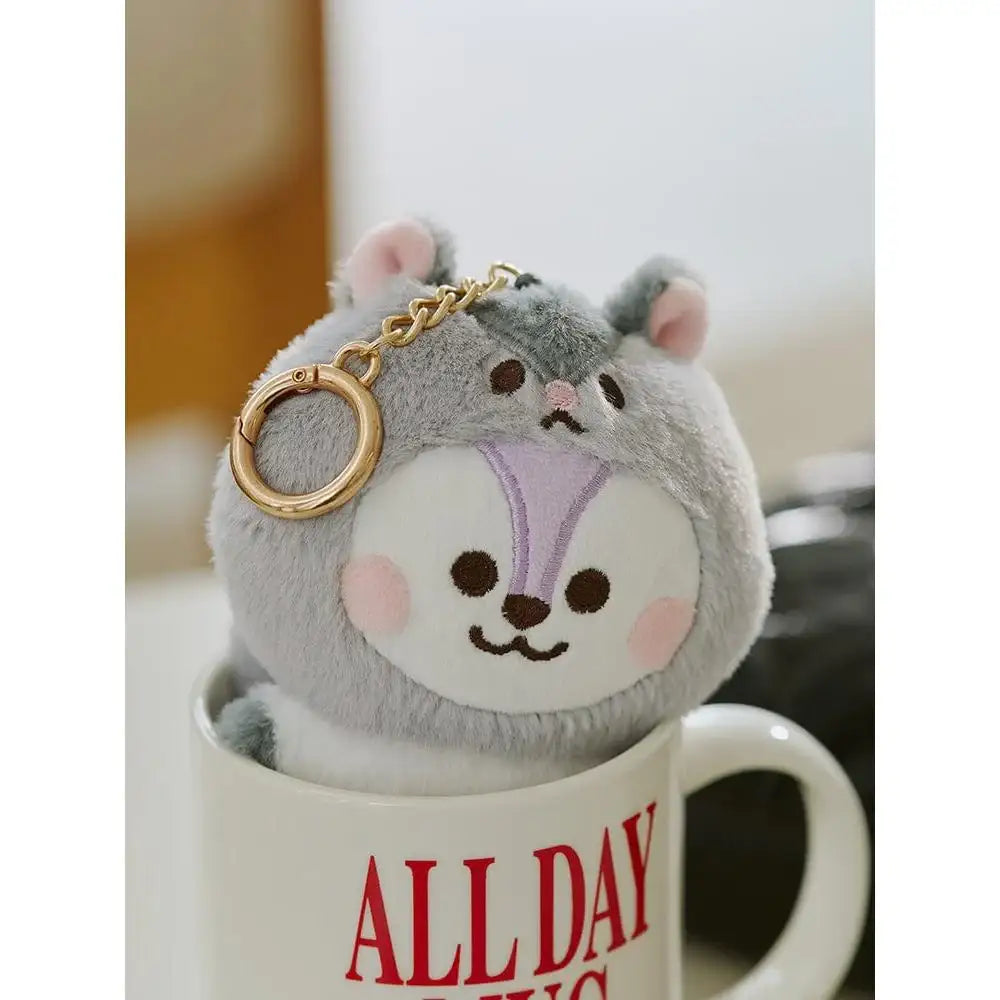 BT21 FLUFFY - Mang Baby Plush Keyring - BT21 - Keyring - Harumio