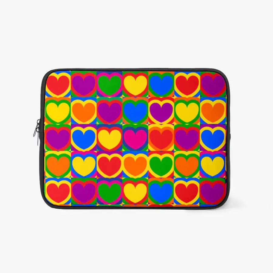 studioAM - Colorful Heart 15" Laptop Case - Marpple Shop - laptop case - Harumio