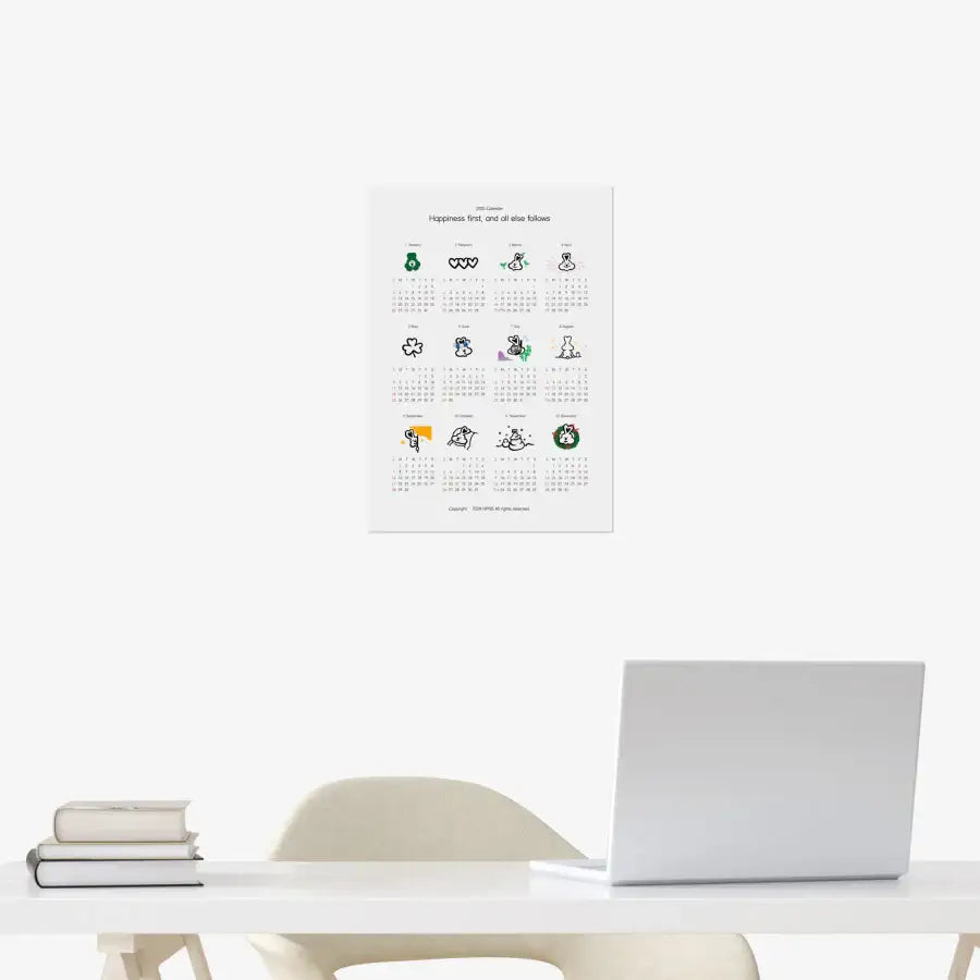 HPNS - Clovit 12 Months Paper Poster - Marpple Shop - Poster - Harumio