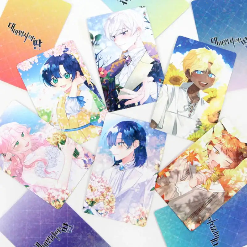 Daughter of the Archmage - Photo Card + Pin Button Set - Webtoon Shop - Photo Card - Harumio