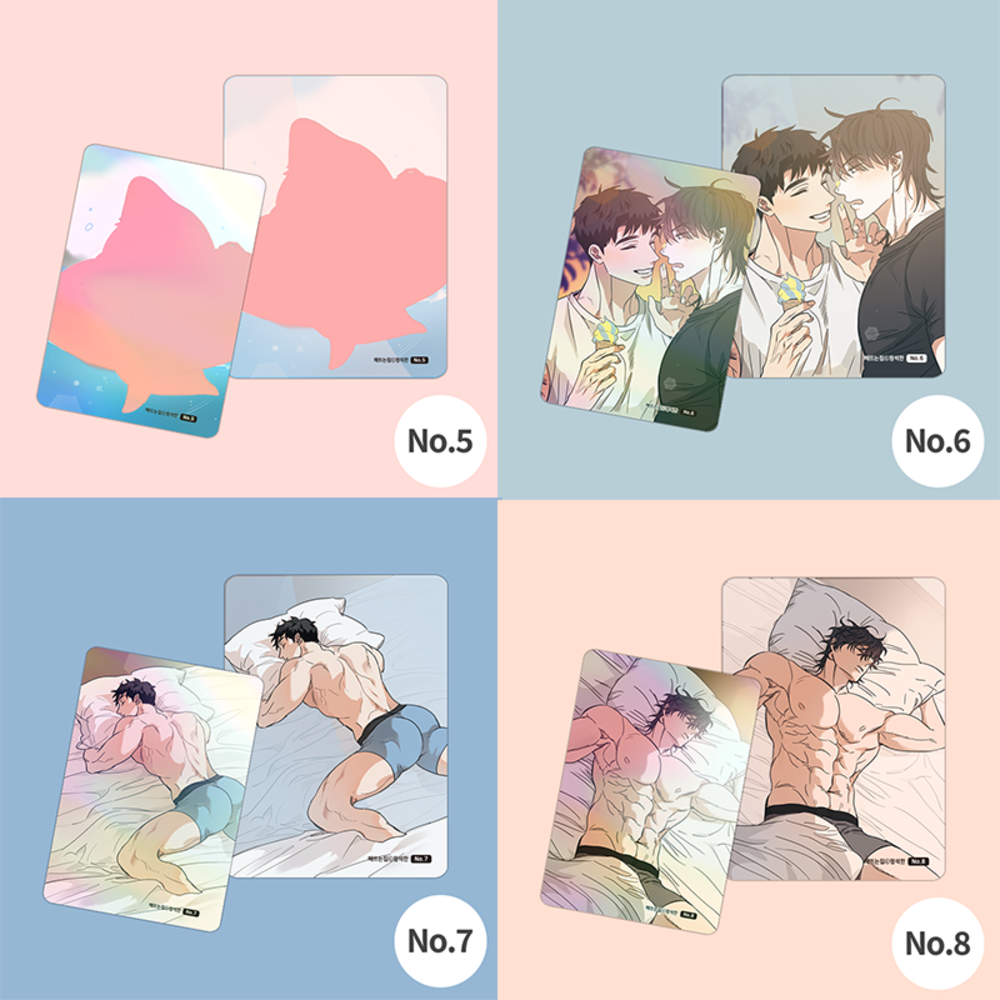 Our Sunny Days - Photocard Collection 8 Types (Random) - Webtoon Shop - Photocard - Harumio