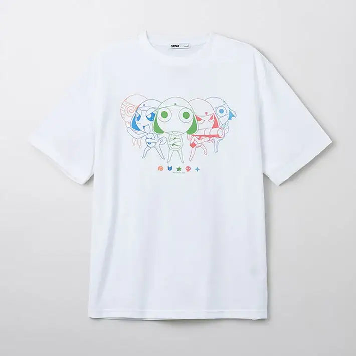 SPAO x Sergeant Frog Keroro - Short Sleeve T-Shirt (White) - SPAO - T-Shirt - Harumio