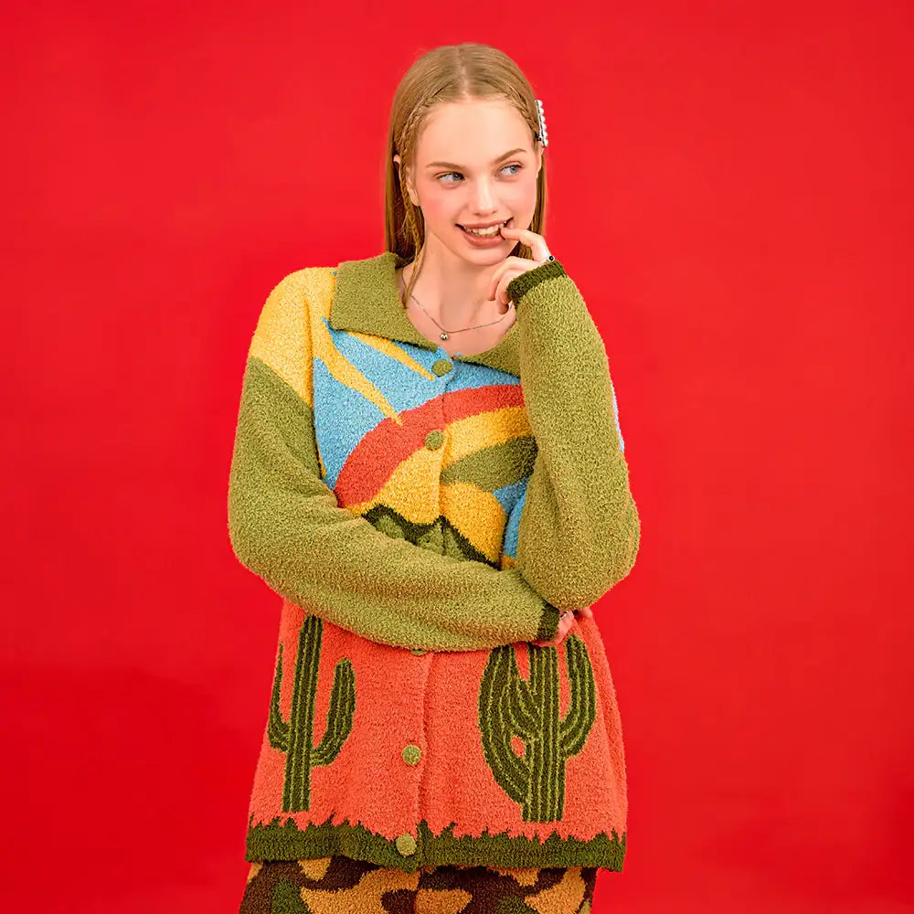 Wiggle Wiggle - Wild and Free Long Pajamas Set - Wiggle Wiggle - Clothing - Harumio