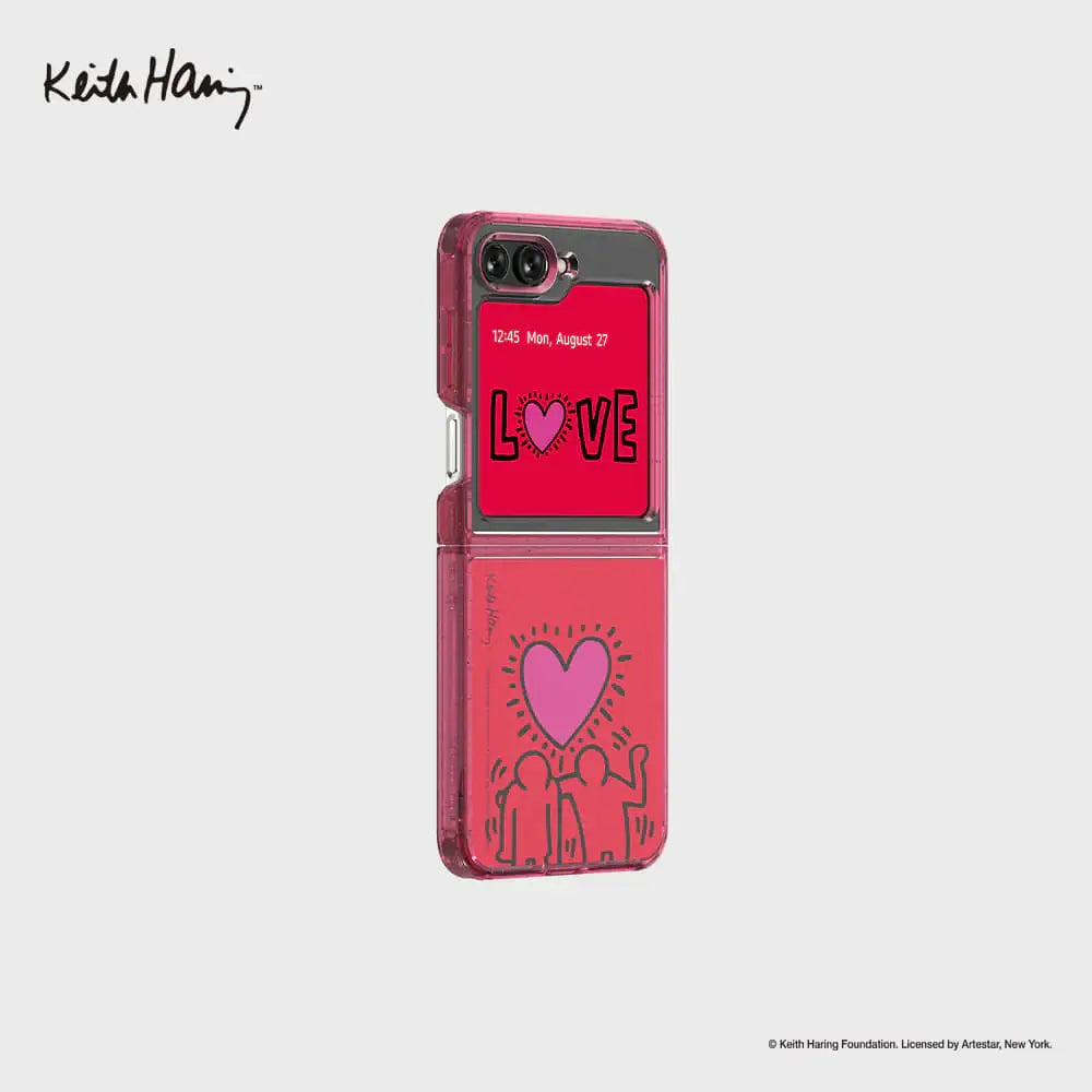 SLBS - Keith Haring Love Eco Lens Case (Galaxy Z Flip5) - SLBS - Home & Living, Accessories - Harumio