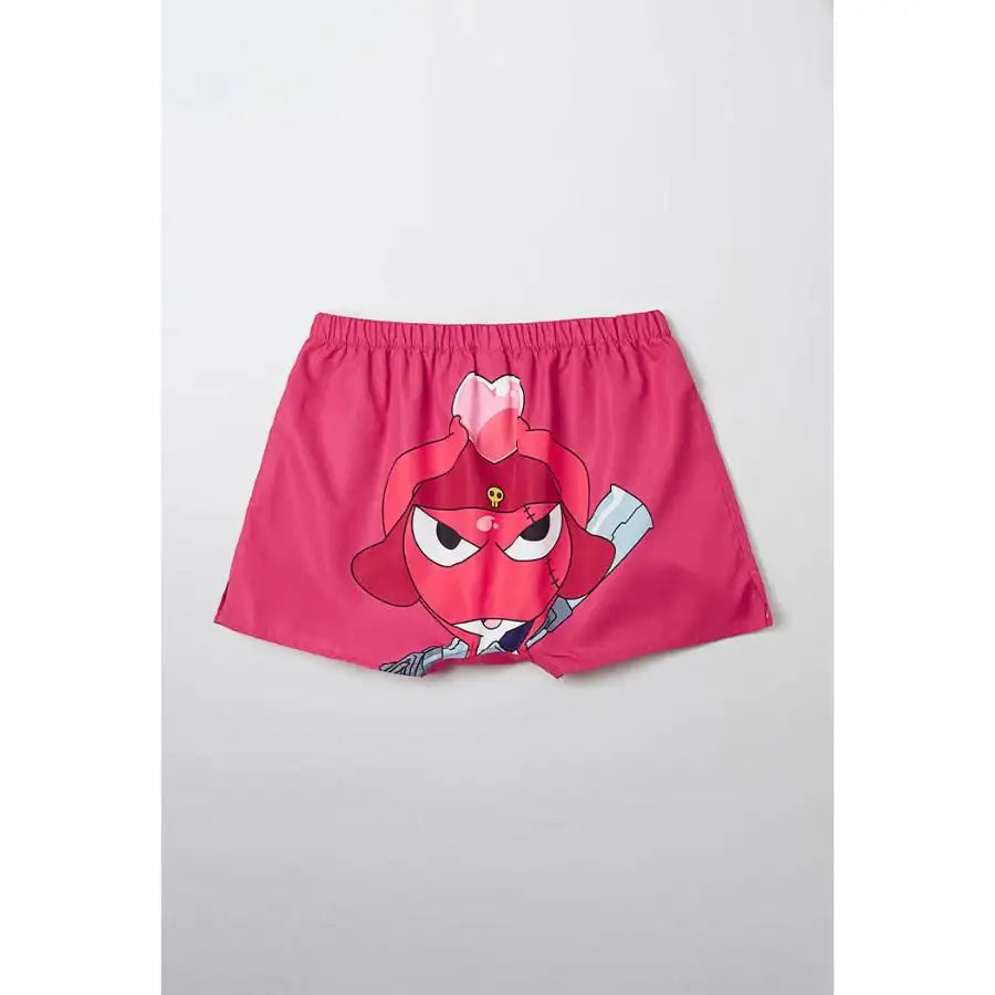 SPAO x Sergeant Frog Keroro - Half Pants Pajamas (Red) - SPAO - Pants Pajamas - Harumio